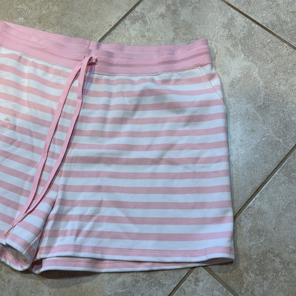 NWT! Draper James Natalie Knit Shorts Pink Awning Stripe 3X plus - Picture 5 of 7